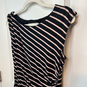 LOFT Striped Dress - Size Medium